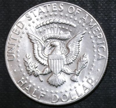 Лот: 11905368. Фото: 1. США. 1/2 доллара. 1969 год. Серебро... Остальные страны