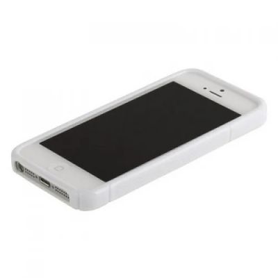 Лот: 1359611. Фото: 1. Силиконовый Чехол iPhone 5 белый... Чехлы, бамперы