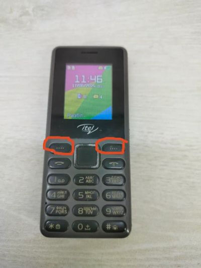 Лот: 25669761. Фото: 1. Телефон Itel не исправен (v). Кнопочные мобильные телефоны