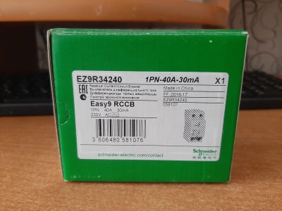 Лот: 17654425. Фото: 1. УЗО Schneider Electric Easy9 2P... Автоматы, пакетники, предохранители