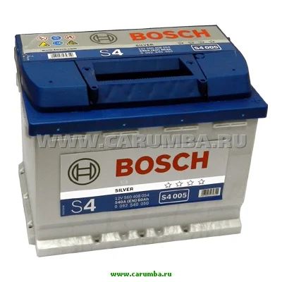 Лот: 4745887. Фото: 1. Bosch Silver S4005 60 А/Ч - аккумулятор... Аккумуляторы
