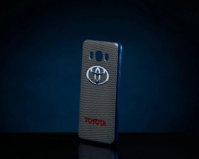 Лот: 19916121. Фото: 1. Кейс с логотипом Toyota для Samsung... Чехлы, бамперы