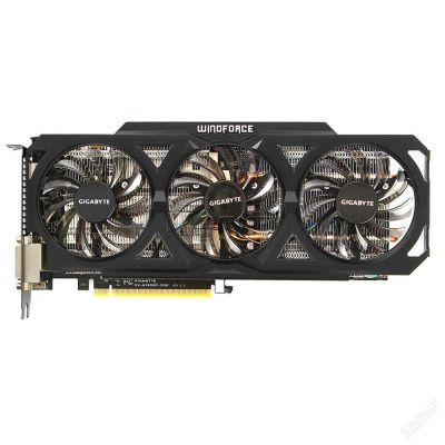 Лот: 3837849. Фото: 1. 2Gb GigaByte GTX 760 Windforce... Видеокарты