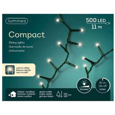 Лот: 16931573. Фото: 1. Гирлянда 11м LED compact lights... Гирлянды, шарики, новогодние аксессуары