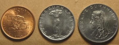 Лот: 10214037. Фото: 1. Турция Набор монет 1970-х годов... Наборы монет