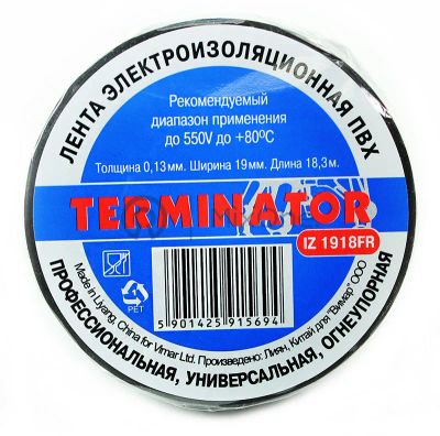 Лот: 24282895. Фото: 1. Terminator IZ 1918FR изолента... Расходные материалы, сменные насадки