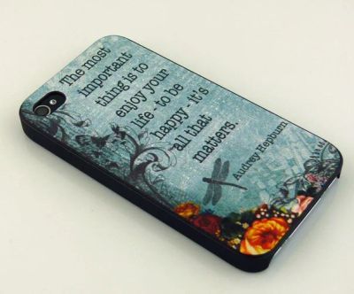Лот: 3575455. Фото: 1. чехол на Iphone 4 / 4S (Audrey... Чехлы, бамперы