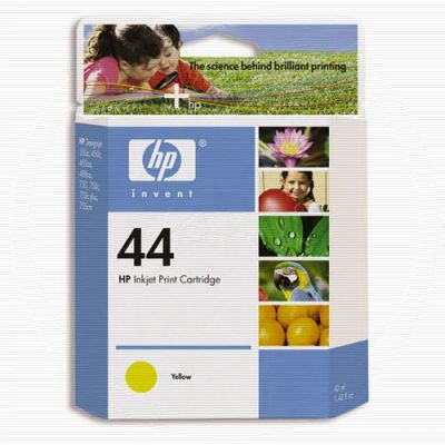 Лот: 3497883. Фото: 1. Оригинальный картридж HP44.Желтый... Картриджи, расходные материалы