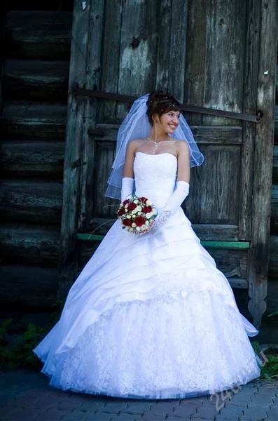 Лот: 858639. Фото: 1. счастливое свадебное платье! да... Другое (свадебная мода)