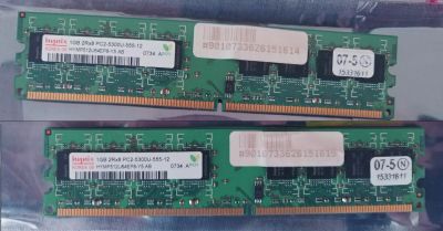 Лот: 19165604. Фото: 1. 2шт планки памяти DDR2 Hynix PC2-5300... Оперативная память