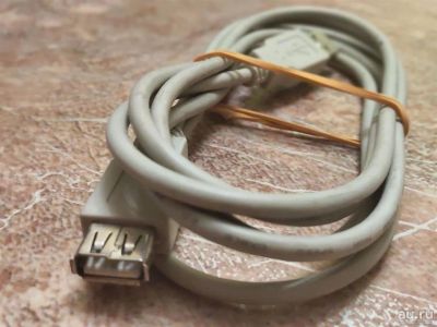 Лот: 18107964. Фото: 1. Кабель USB 2.0 AM/AF 1.5m / удлинитель. Шлейфы, кабели, переходники