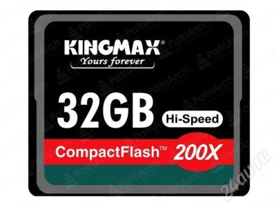 Лот: 219731. Фото: 1. Карта памяти CompactFlash Kingmax... USB-флеш карты