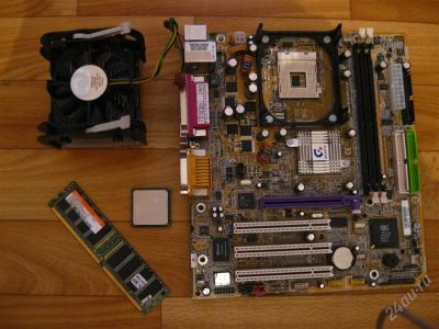 Лот: 1207912. Фото: 1. Материнская плата GIGABYTE GA-8S650GXM... Материнские платы