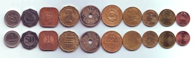 Лот: 18673215. Фото: 1. Монеты – разные всякие 10 шт... Наборы монет