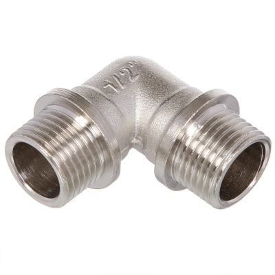 Лот: 24094877. Фото: 1. Уголок 3/4", ш-ш, никель, STI. Фитинги, подводка