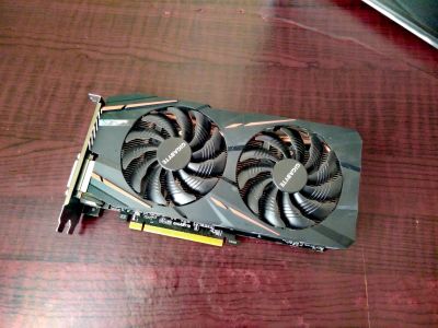 Лот: 15779728. Фото: 1. Видеокарта RX 480 8GB Gigabyte... Видеокарты
