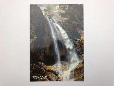 Лот: 23299599. Фото: 1. Ялта. Водопад Учан-Су. Открытка... Открытки, конверты