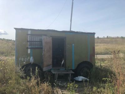Лот: 12055409. Фото: 1. Строительный вагончик. Бытовки, вагончики строительные