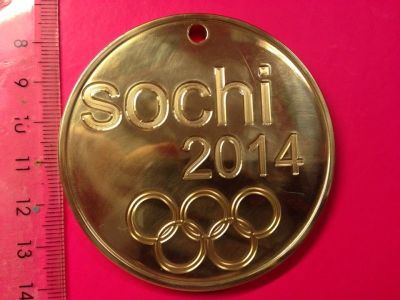 Лот: 3809838. Фото: 1. Медаль Sochi 2014. Остальная сувенирная продукция