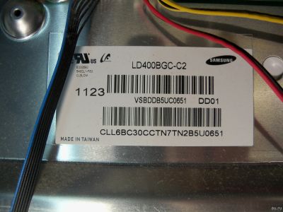 Лот: 15039345. Фото: 1. №214 матрицы планки Panel:LD400BGC-C2... Запчасти для телевизоров, видеотехники, аудиотехники
