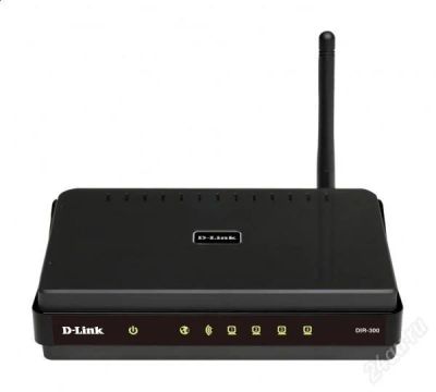 Лот: 1661046. Фото: 1. D-link DIR-300/NRU. WiFi, Bluetooth адаптеры
