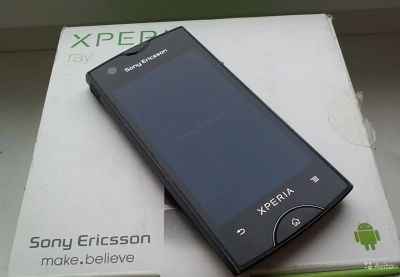 Лот: 6346214. Фото: 1. sony xperia ray st 18i идеальное... Смартфоны