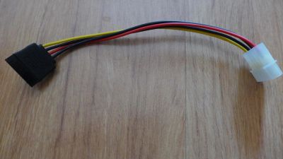 Лот: 6113709. Фото: 1. Переходник питания molex - SATA... Шлейфы, кабели, переходники
