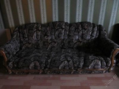 Лот: 1282402. Фото: 1. Диван + 1 кресло. срочно!. Кресла, пуфы