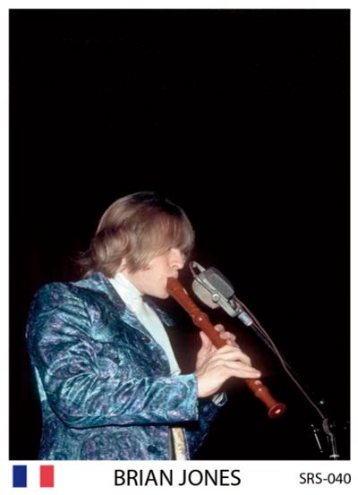 Лот: 10615297. Фото: 1. Rolling Stones Brian Jones коллекционная... Наклейки, фантики, вкладыши