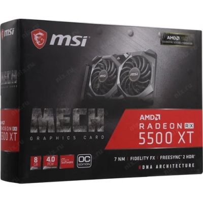 Лот: 17257852. Фото: 1. Видеокарта rx5500 xt msi новая. Видеокарты