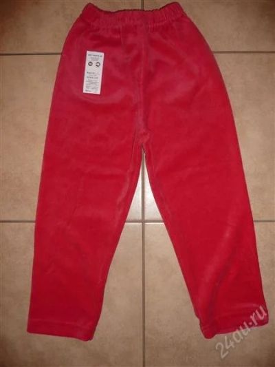 Лот: 2868271. Фото: 1. Штаны велюр красные. Брюки, шорты, джинсы