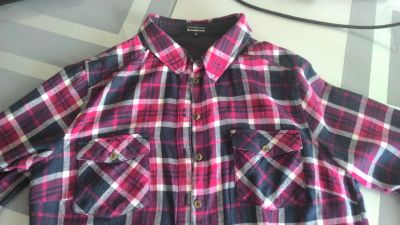 Лот: 11754915. Фото: 1. Рубашка в клетку "My fashion basic... Рубашки, блузки, водолазки