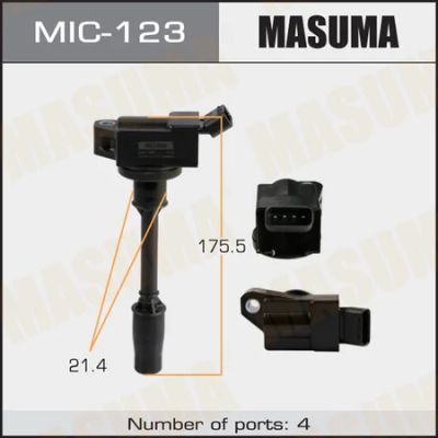 Лот: 18607348. Фото: 1. Катушка зажигания masuma rx200t... Электрооборудование