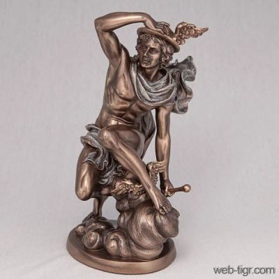 Лот: 12596302. Фото: 1. Статуэтка Veronese Гермес 22 см... Фигурки, статуэтки
