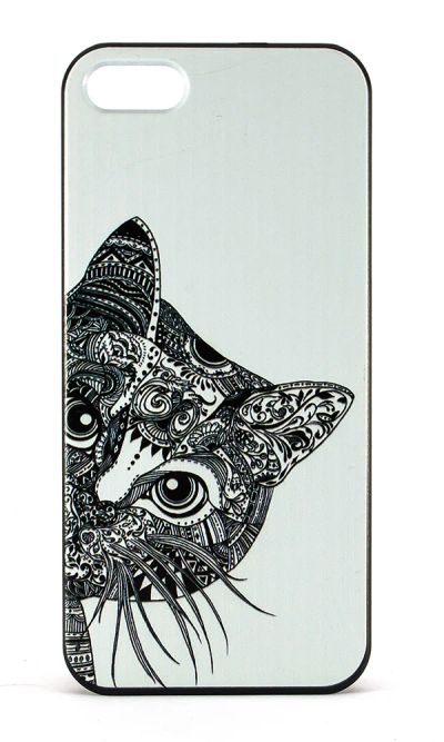 Лот: 9944191. Фото: 1. Чехол "Индийский кот" iPhone 5... Чехлы, бамперы