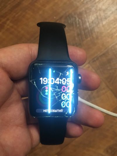 Лот: 12995693. Фото: 1. Apple Watch Series 2 42mm Space... Смарт-часы, фитнес-браслеты, аксессуары