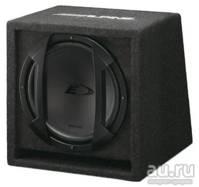 Лот: 13150860. Фото: 1. Alpine SBE-1044BR сабвуфер в корп... Сабвуферы