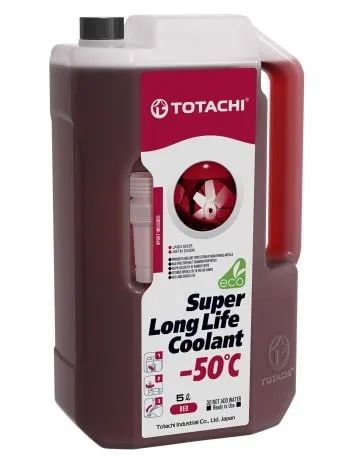Лот: 19630214. Фото: 1. Антифриз Totachi -50C red 5L. Масла, жидкости