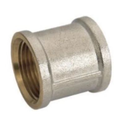 Лот: 24093587. Фото: 1. Муфта 1/2'', латунь, Frap. Фитинги, подводка