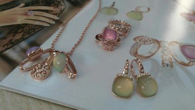 Лот: 6285587. Фото: 1. Комплект бижутерии со Swarovski... Комплекты изделий