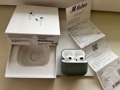 Лот: 19503231. Фото: 1. AirPods 3 Оригинал, RU/A, Чек... Дисплеи, дисплейные модули, тачскрины