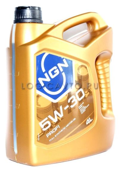 Лот: 12955960. Фото: 1. NGN Profi, 5W-30, SN/CF, 4L. Масла, жидкости