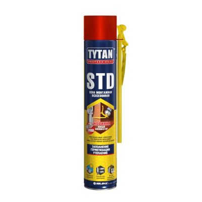 Лот: 24097253. Фото: 1. Пена монтажная Tytan, STD ЭРГО... Клеи, герметики, пена монтажная, клейкие ленты