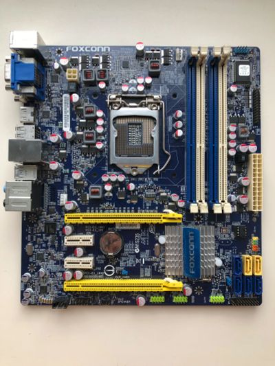 Лот: 22223594. Фото: 1. MB Foxconn H67MP-S v2.0 (iH67). Материнские платы