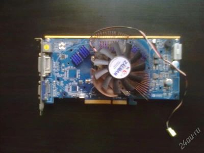 Лот: 1006888. Фото: 1. AGP Geforce 6800 с охлаждением... Видеокарты