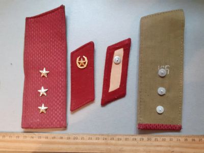 Лот: 25733923. Фото: 1. погоны+петлицы старшего прапорщика... Нашивки, шевроны, погоны