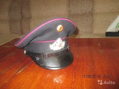 Лот: 11167815. Фото: 1. Фуражка пожарного,предположительно... Обмундирование