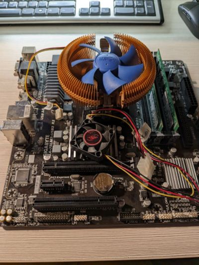 Лот: 20360881. Фото: 1. Комплект Fx8300 + Gigabyte GA-78LMT-USB3... Комплекты запчастей