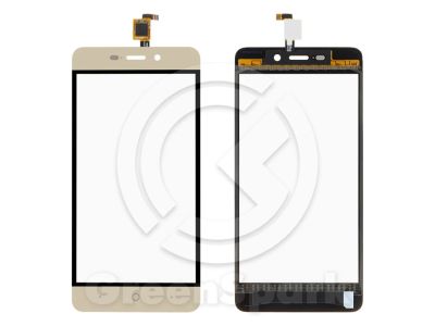 Лот: 16537128. Фото: 1. Тачскрин для ZTE Blade X3 (золото... Дисплеи, дисплейные модули, тачскрины