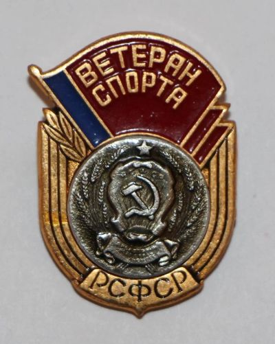 Лот: 9473877. Фото: 1. Нечастый знак: Ветеран спорта... Сувенирные